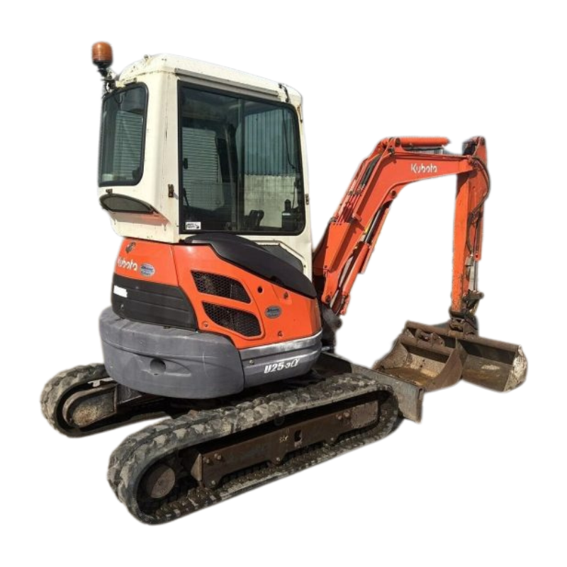 Mini Pelle KUBOTA U25-3 – 2,6T – Occasion 2008 – 3600h + BRH + 3 Godets – Image 5