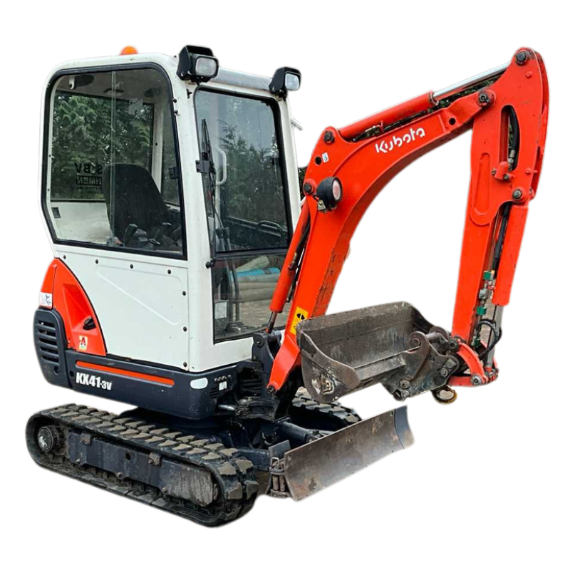 Mini Pelle KUBOTA KX41-3V – 1,6T – Occasion 2005 – 3344h+ 3 Godets – Image 2