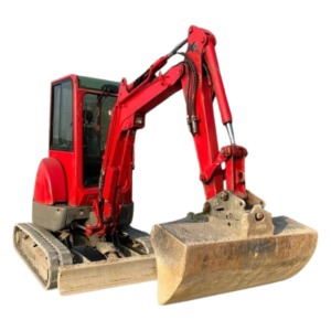 Mini Pelle YANMAR ViO25 – 2,85T – Occasion 2012 – 4750h+ 3 Godets