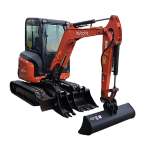 Mini-pelle Kubota U27-4 (2,7t) – Occasion 2018 – 2008h