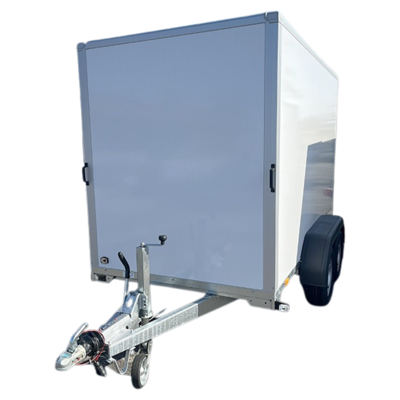 Remorque Fourgon Saris Double Essieu - Porte Latérale & Hayon