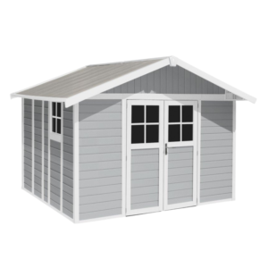 Abri de jardin en PVC Grosfillex DECO – 11,2 m²