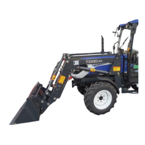Chargeur frontal complet pour tracteurs LOVOL 254 et 404 avec godet à terre et pique-botte