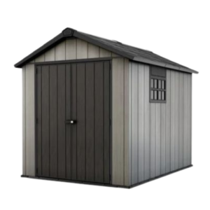 Abri de jardin en résine Keter OAKLAND 759 – 6 m² (Gris)